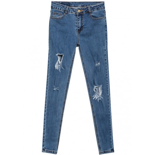 Dámské jeans kalhoty - Emanuela, modré