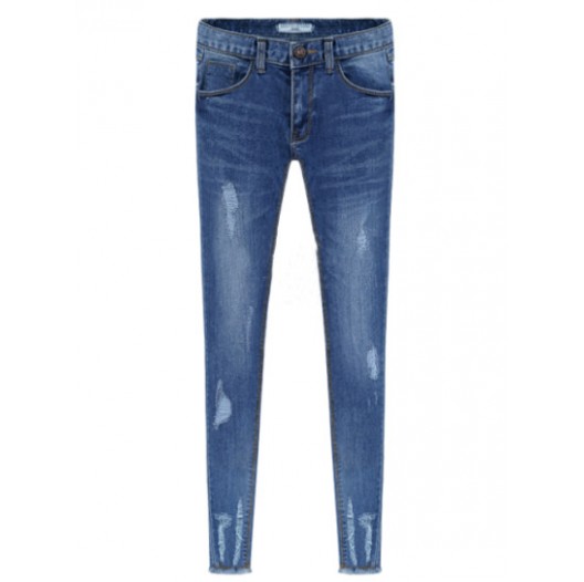 Dámské jeans kalhoty - Estela, modré