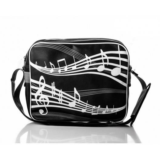 Pánská taška přes rameno - Music, černá