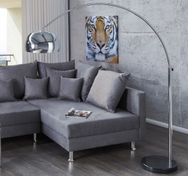  Moderní stojací lampa - Molie, lesklá