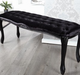 Luxusní lavice - Butique, černá